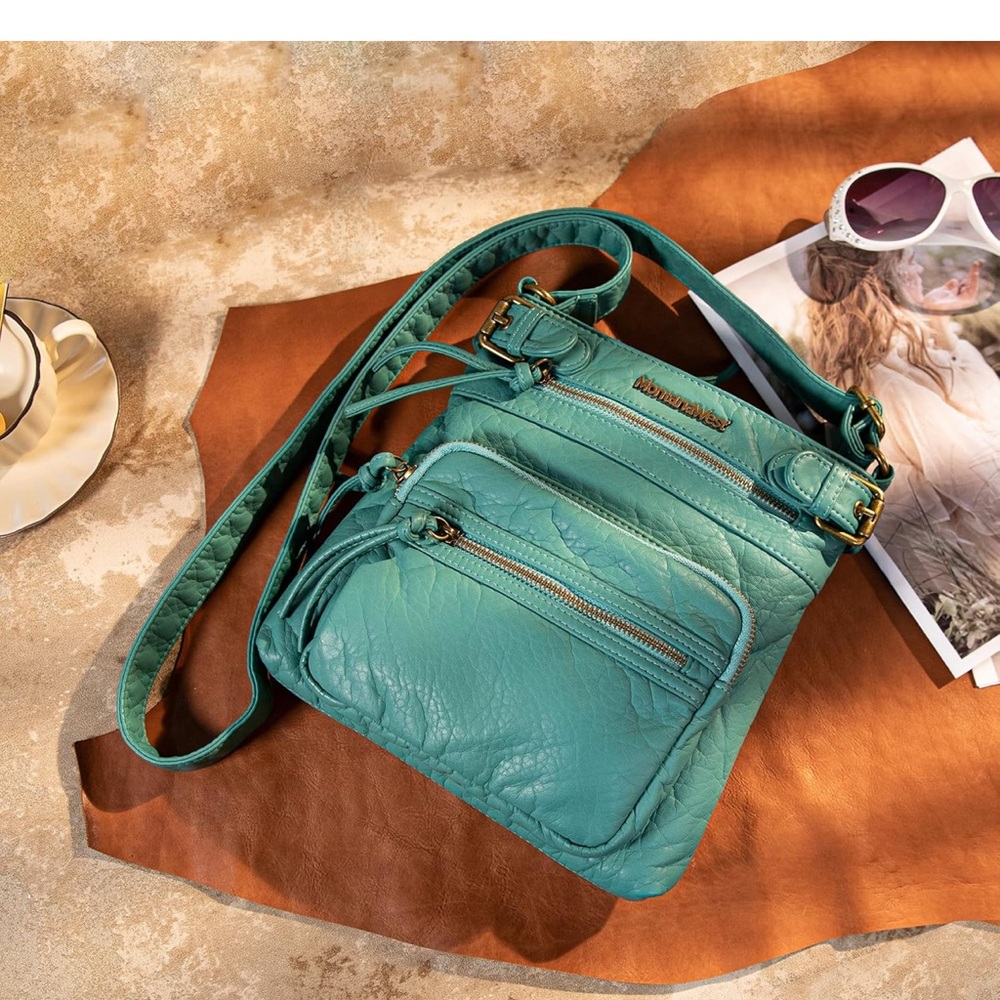 Montana West Aqua Crossbody Bag - Picture 2 of 6